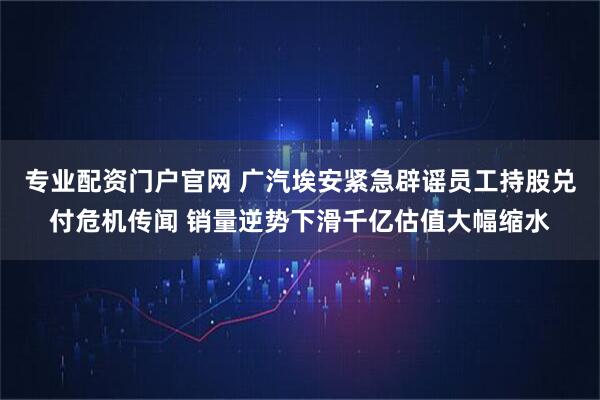 专业配资门户官网 广汽埃安紧急辟谣员工持股兑付危机传闻 销量逆势下滑千亿估值大幅缩水