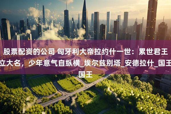 股票配资的公司 匈牙利大帝拉约什一世：累世君王立大名，少年意气自纵横_埃尔兹别塔_安德拉什_国王